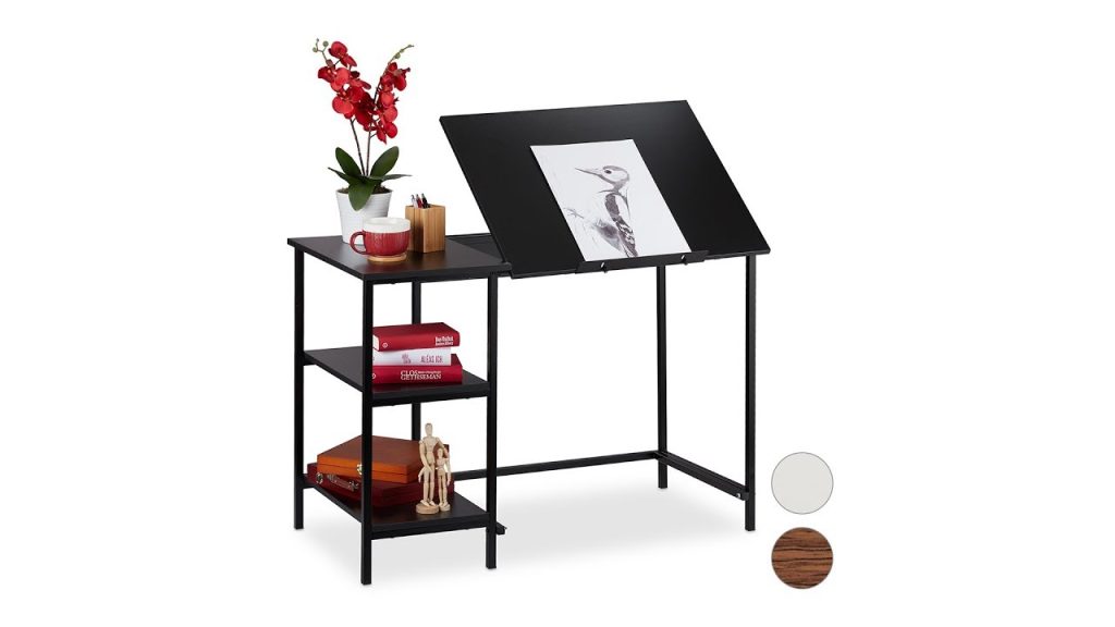 Relaxdays Escritorio reclinable