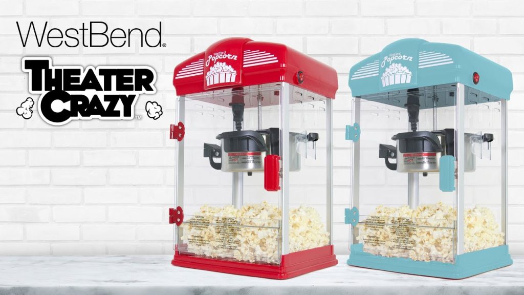 Tarde de maratones con las mejores máquinas de palomitas de maíz Modelo West Bend máquina de palomitas de maíz
