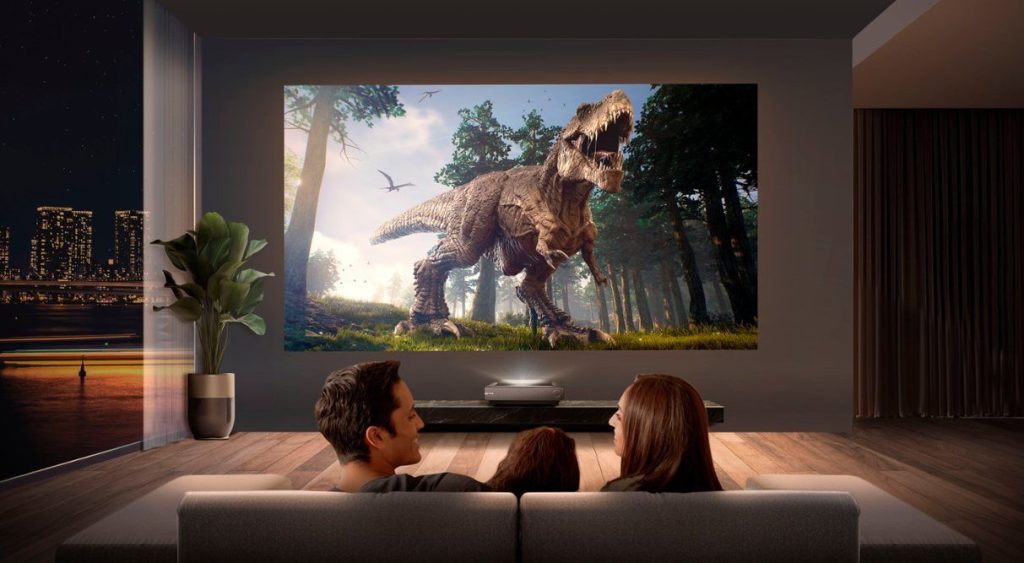 pantalla de cine en casa