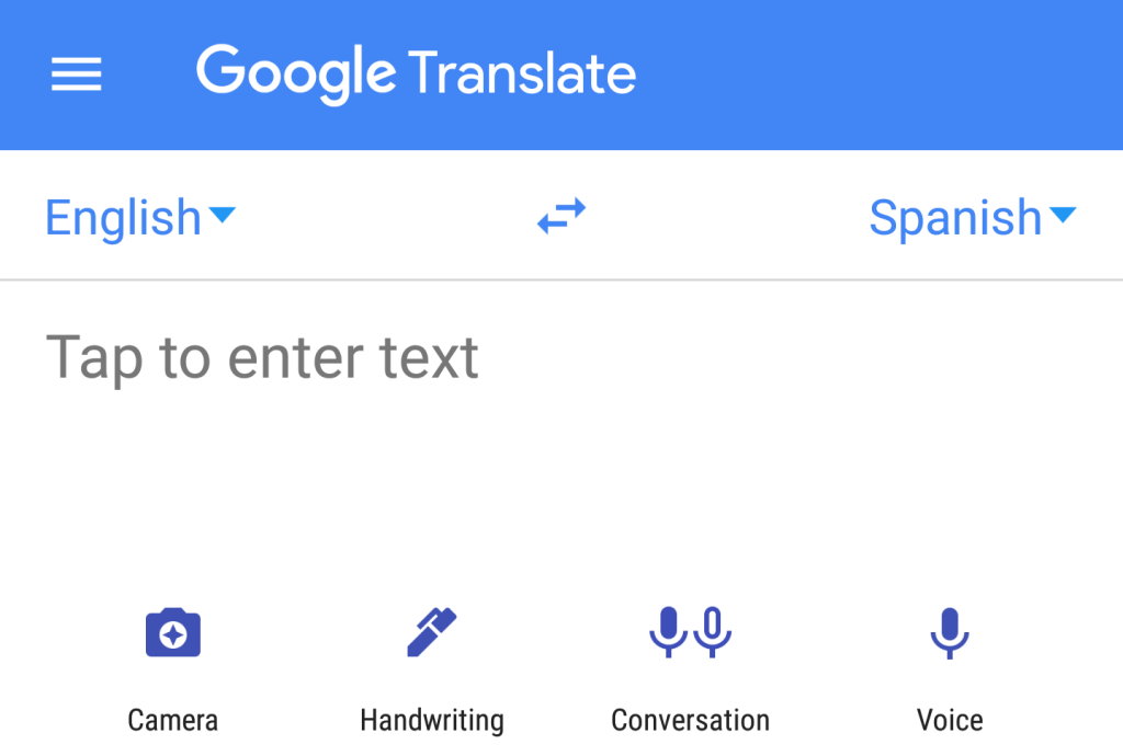 Traductor oficial de Google