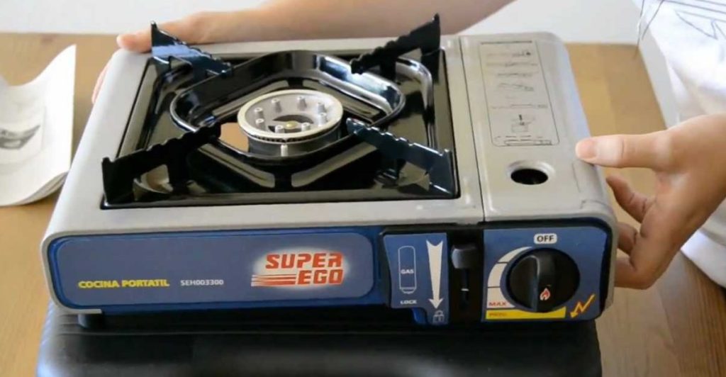 Cocina portátil gas