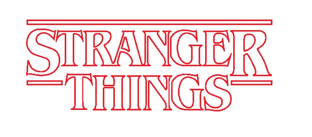 logo de strangers things