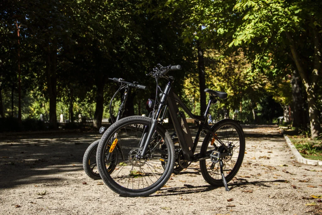 Bicicleta electrica con bateria extraible