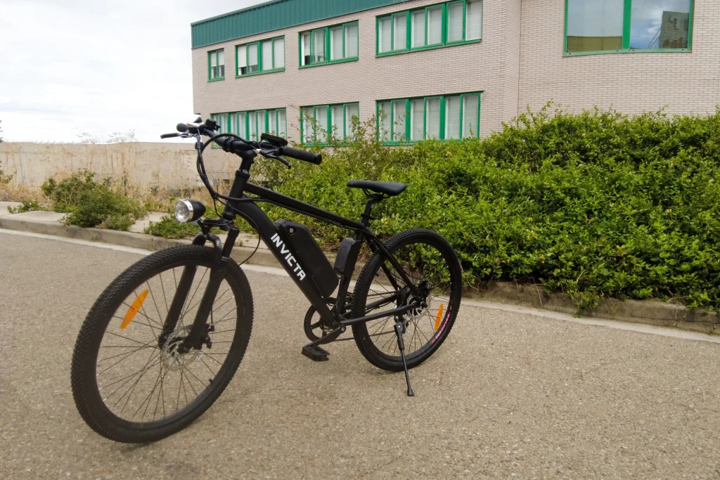 Bicicleta electrica con bateria extraible