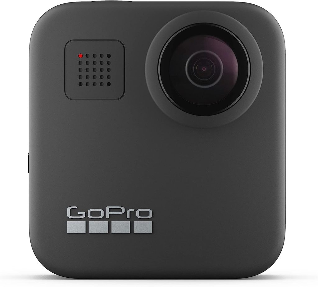Con lentes duales de 180 grados, la GoPro Max captura fotos y videos de alta resolución en 360 grados. Puedes tomar fotografías panorámicas de 270 grados con su modo PowerPano