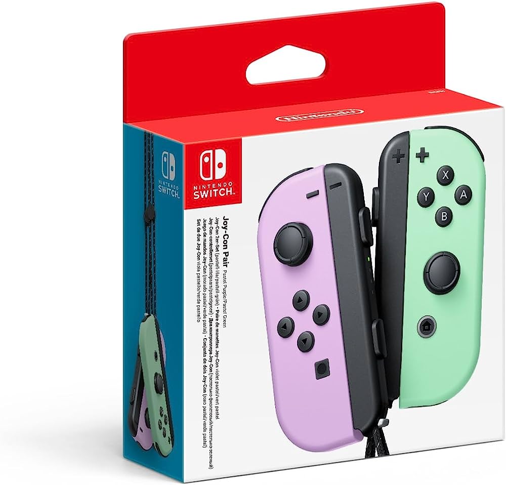 Joy-Con Nintendo Pastel Verde / Violeta
