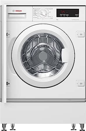 La lavadora Bosch Serie 6 cuenta con una amplia capacidad de hasta 9 kg, lo que te permite lavar grandes cargas de ropa de una sola vez. 