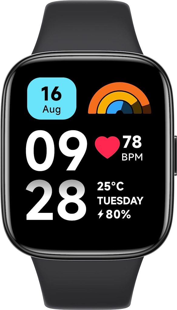 En términos de autonomía, el Redmi Watch 3 Active ofrece una duración de batería sólida. Con una capacidad de 289 mAh, puede durar hasta 12 días con un uso normal y hasta 8 días con un uso intensivo.