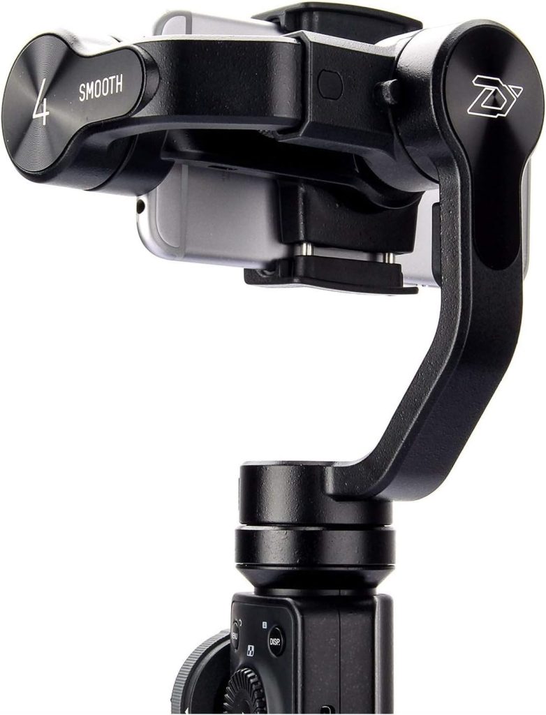 
Zhiyun Smooth 4 Professional Gimbal Stabilizer for iPhone Smartphone Android Cell Phone 3-Axis Handheld Gimble Stick w/ Grip Tripod Ideal for Vlogging