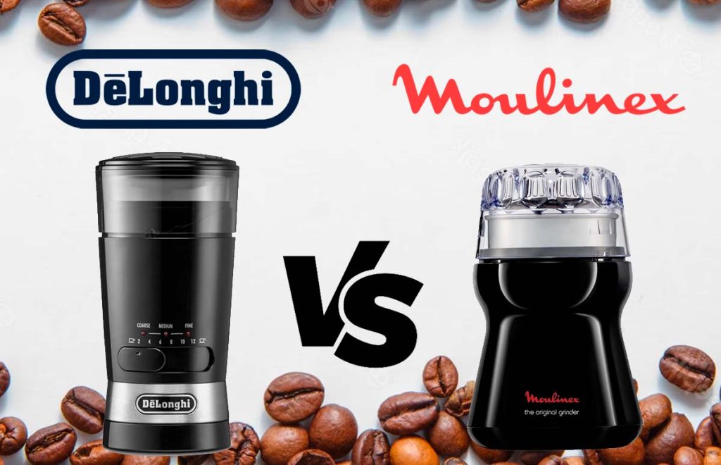 Molinillo Moulinex Grinder AR110830 Vs el Molinillo de café De’Longhi KG210: ¿Cuál elegir para un café perfecto? Molinillos portada