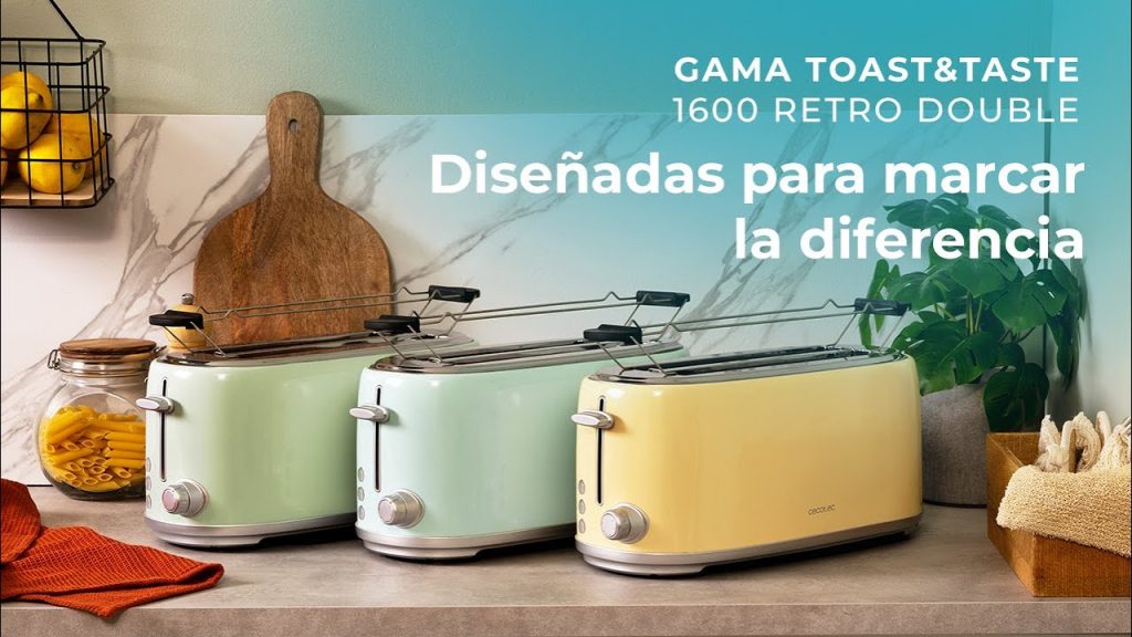 Toast&Taste 1600 Retro/Double de Acero