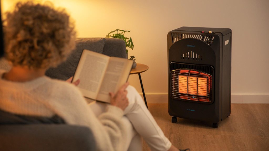 La Estufa de gas butano ReadyWarm 4000 Slim Fold: Calefacción portátil y eficiente Estufa de gas butano Ready Warm 4000 Slim