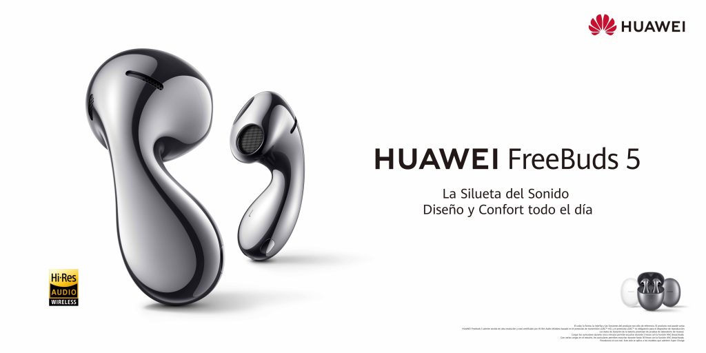 Revolucionando el sonido: explorando la excelencia inalámbrica, la cancelación de ruido y la innovación en IA de Huawei FreeBuds 5 Auriculares inalámbricos.