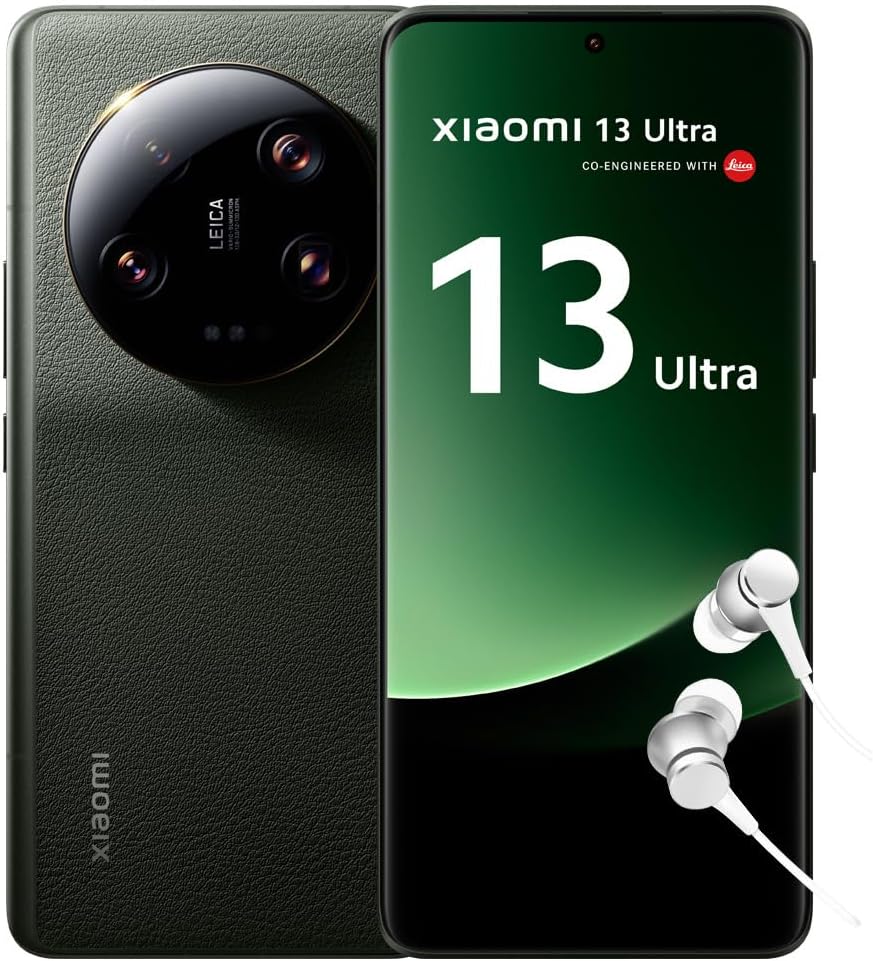 Xiaomi 13 Ultra - Smartphone de 12+512GB, Pantalla de 6,73" AMOLED WQHD+ 120Hz, Snapdragon 8 Gen 2, Cámara Cuádruple Leica, Carga Turbo de 90W, 5000mAh