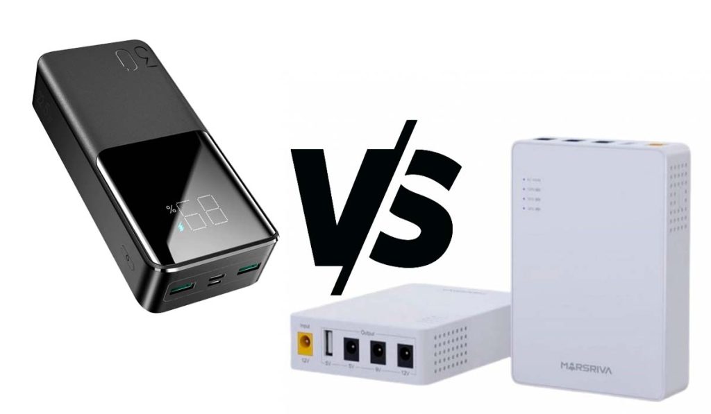 Power bank vs mini UPS