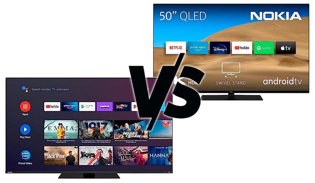 Comparativa Toshiba Smart TV 50QA7D63DG Vs Nokia 50 Pulgadas QLED Televisión inteligente