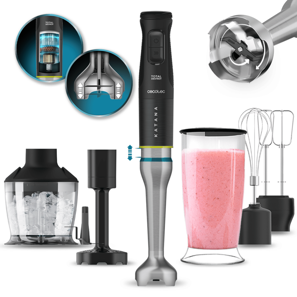 Descubre la Katana 15 TotalDestroy Smash B, la batidora de mano que te hará sentir como un ninja Katana 15 TotalDestroy Smash