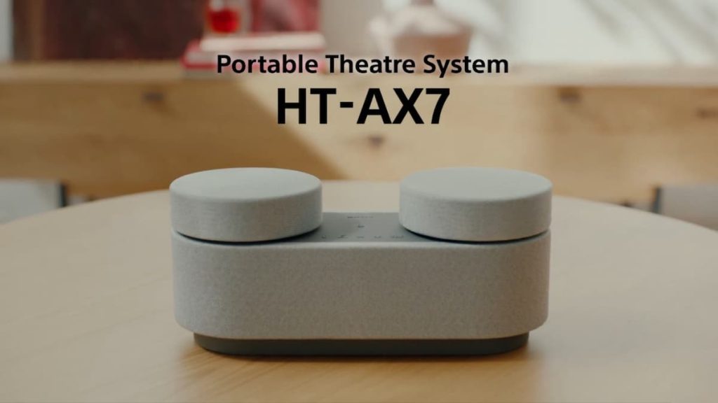 «HT-AX7 de Sony: El Cine en Casa Nunca Fue Tan Portátil y Envolvedor» HT-AX7